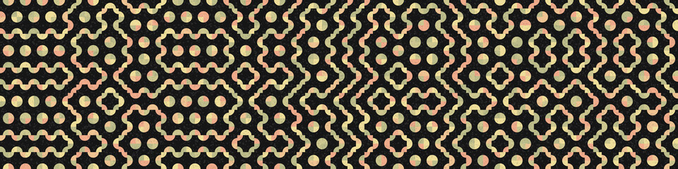 Abstract Geometric Pattern generative computational art illustration