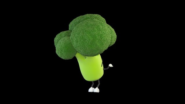 Broccoli dipping dancing