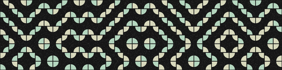 Abstract Geometric Pattern generative computational art illustration