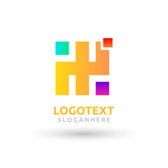 Obraz premium letter X logo