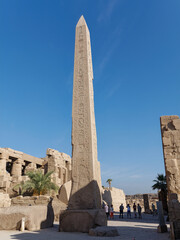 Obelisk at at Karnak Temple in Luxor, Egypt