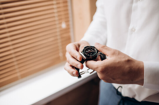 manager getting ready for work day