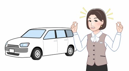 車と社員