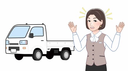 車と社員