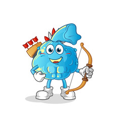 fever compress native american tribe. cartoon mascot vector