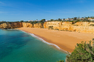 Cliffs in the Coast of Algarve
