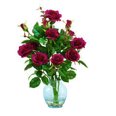 bouquet of roses in a vase