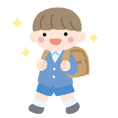 新入生・小学生のイラスト