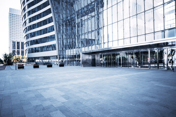 Asphalt road High way Empty curved road clouds and sky at sunset