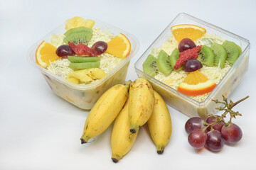 Assorted fruit salad ready for consumed