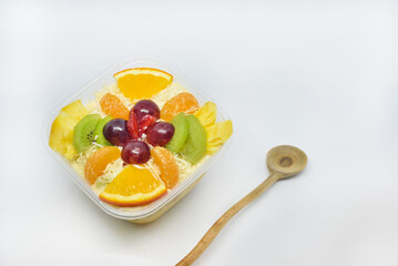 Assorted fruit salad ready for consumed