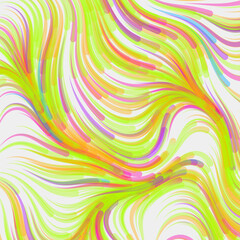 Fototapeta premium Abstract Perlin Noise Geometric Pattern generative computational art illustration
