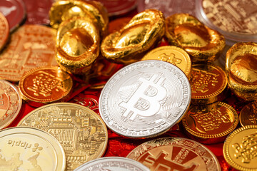 A creative online currency red envelope full of New Year atmosphere