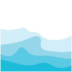 Obraz premium Abstract Water wave design background