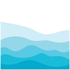 Abstract Water wave design background