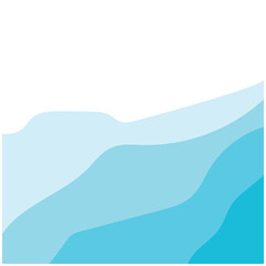 Abstract Water wave design background