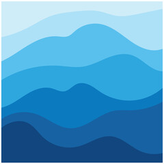 Abstract Water wave design background