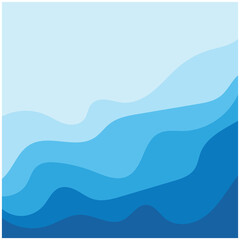 Abstract Water wave design background