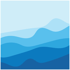 Abstract Water wave design background