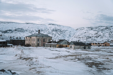 Teriberka is a village on the shore of the Arctic Ocean. The edge of the world. The far north of...