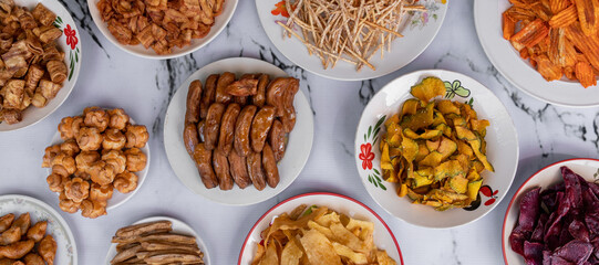 Fototapeta premium Thai Processed, Baked and Sweetened Fruits 
