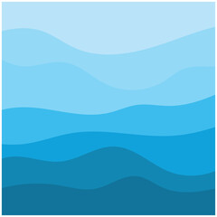 Obraz premium Abstract Water wave design background