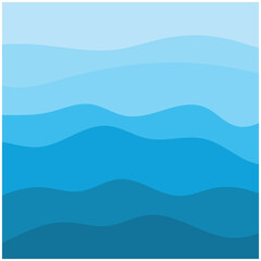Abstract Water wave design background