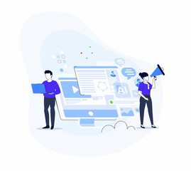 Business team, promotion, recruitment, focus group concept. Team of young businessmen, women clerks managers coworkers together. Office teamwork. Work of focus group. Financial promotion, recruitment.