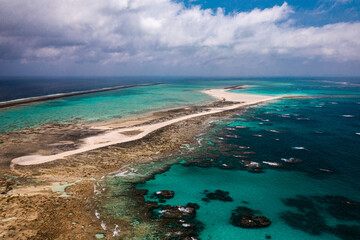 Obraz premium はての浜 久米島