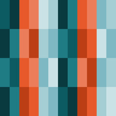 Mosaic geometric stripe seamless pattern