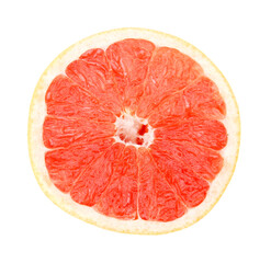Fresh grapefruits isolated on a white background 