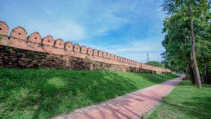Fototapeta na wymiar ancient city wall 