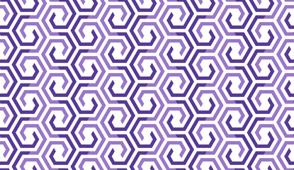 Abstract geometric pattern with stripes, lines. Seamless vector background. Purple and black ornament. Simple lattice graphic design