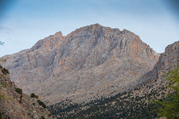 Breathtaking mountain landscape. The Anti Taurus Mountains. Aladaglar National Park. Turkey.