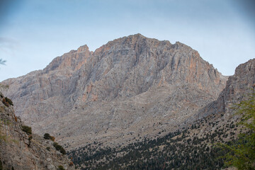 Breathtaking mountain landscape. The Anti Taurus Mountains. Aladaglar National Park. Turkey.