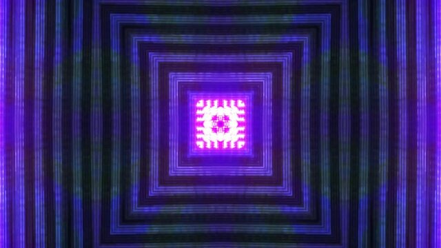 Animated geometric and futuristic glitch lights 