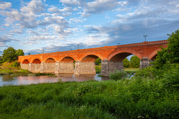 The Old Brick Bridge across the Venta river, Kuldiga, Latvia