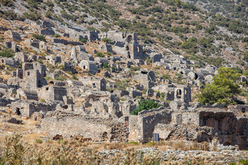 Obraz premium Anamurium Ancient City. Mersin, Turkey