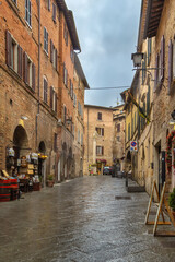 Street in Montepulciano, Italy