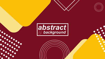 Flat design abstract dynamic background