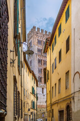 Street in Lucca, Italy