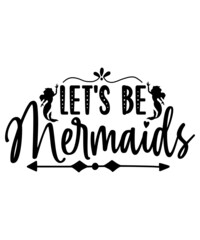 Mermaid SVG Bundle Mermaid Silhouette Mermaid Vector Mermaid Cut file Mermaid Clipart Mermaid Tail Sea Girl Svg files for cricut