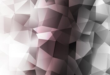 Fototapeta premium Light Gray vector polygonal template.