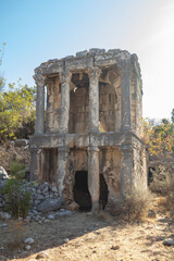 Naklejka premium Imbriogon was an ancient place in Cilicia Trachea, whose modern name is Demircili (formerly Dösene) in Silifke district, in Mersin province, Turkey. 