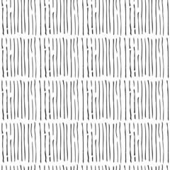 Seamless hand drawn pattern. Abstract strips texture for fabric, textile, apparel. Vector illustration background