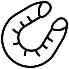 DOUBLE DILDO line icon