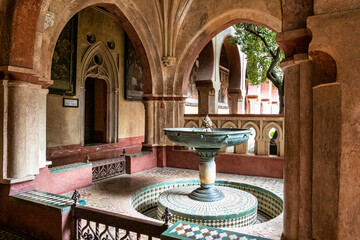 Fototapeta na wymiar Royal Monastery of Santa Maria de Guadalupe. Caceres, Spain.