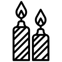 CANDLE line icon