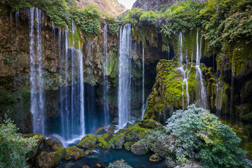 Yerkopru (Yerköprü) Waterfall, Goksu River, Turkey