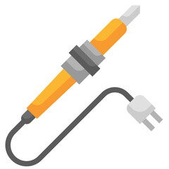 SOLDERING IRON flat icon